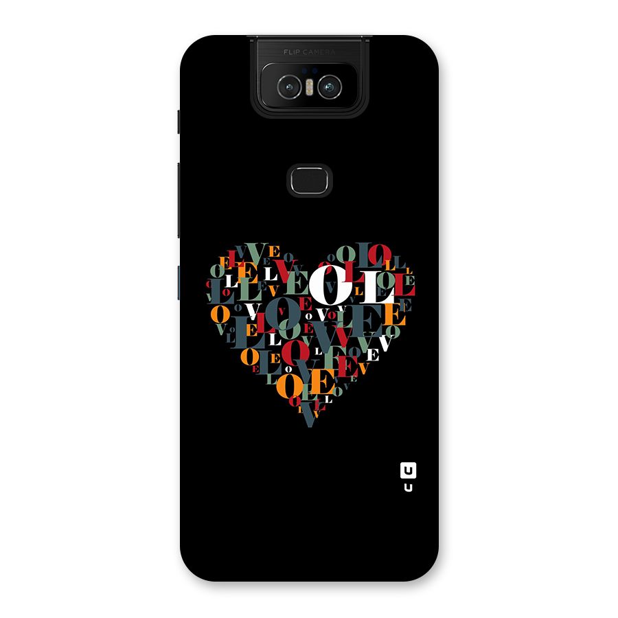 Love Abstract Heart Art Back Case for Zenfone 6z