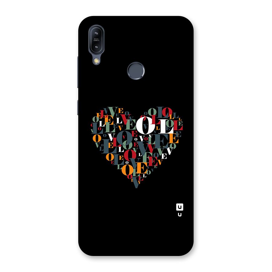 Love Abstract Heart Art Back Case for Zenfone Max M2