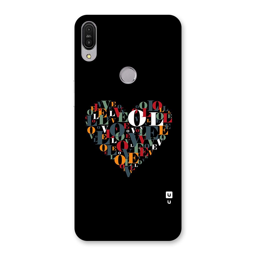 Love Abstract Heart Art Back Case for Zenfone Max Pro M1