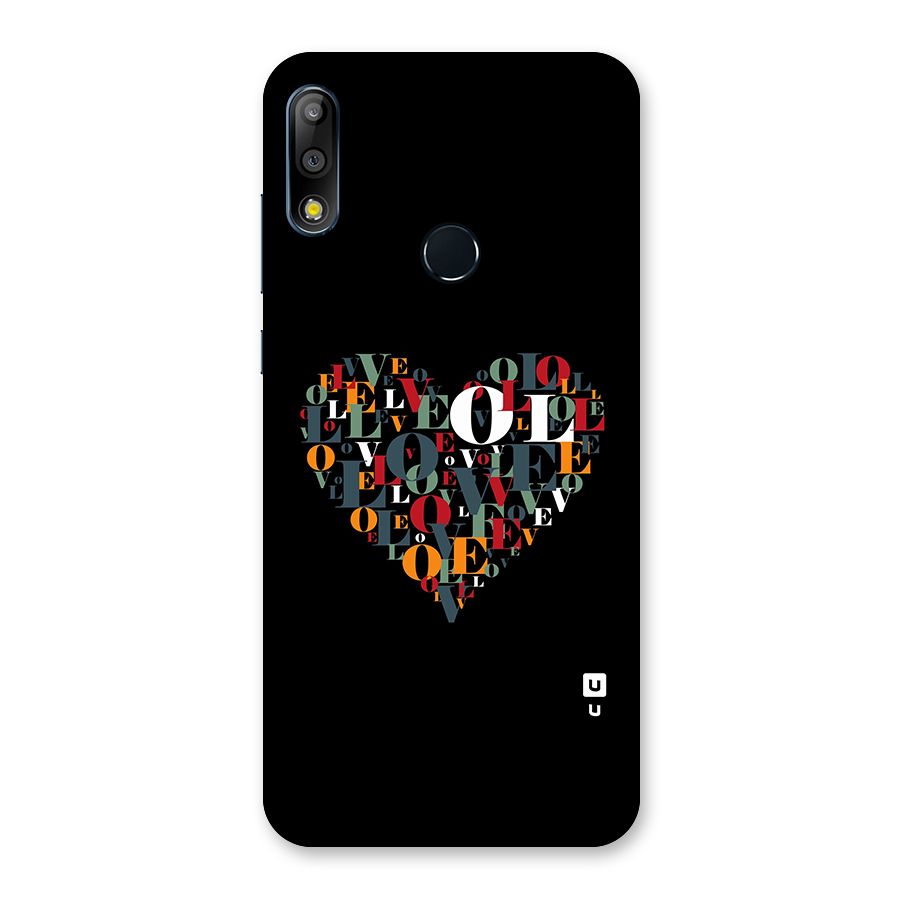 Love Abstract Heart Art Back Case for Zenfone Max Pro M2