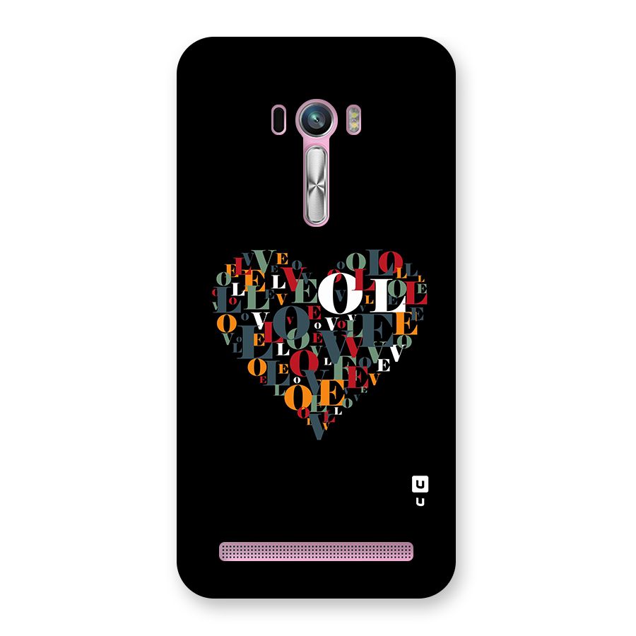Love Abstract Heart Art Back Case for Zenfone Selfie
