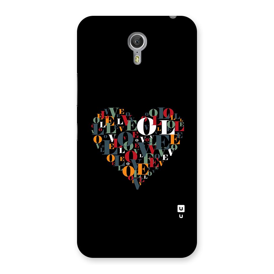 Love Abstract Heart Art Back Case for Zuk Z1