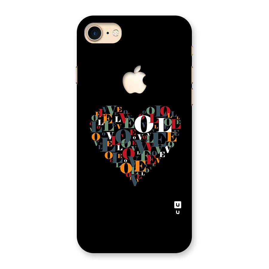 Love Abstract Heart Art Back Case for iPhone 7 Apple Cut