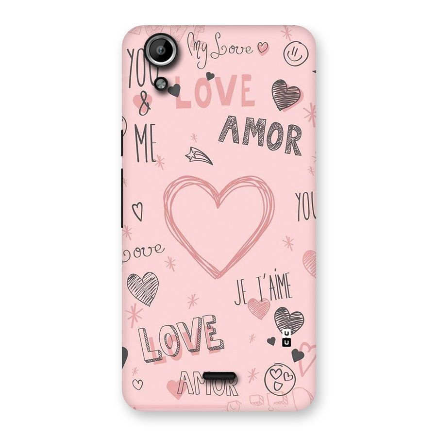 Love Amor Back Case for Canvas Selfie Lens Q345