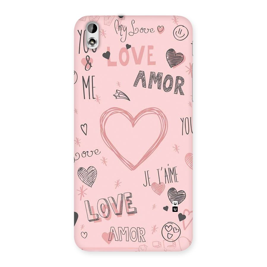 Love Amor Back Case for Desire 816g