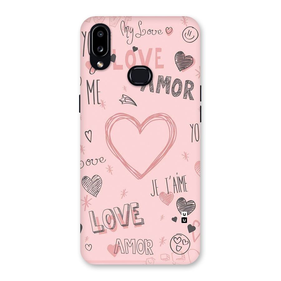 Love Amor Back Case for Galaxy A10s