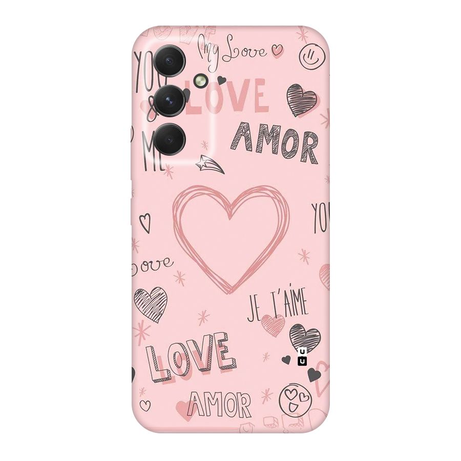 Love Amor Back Case for Galaxy A54