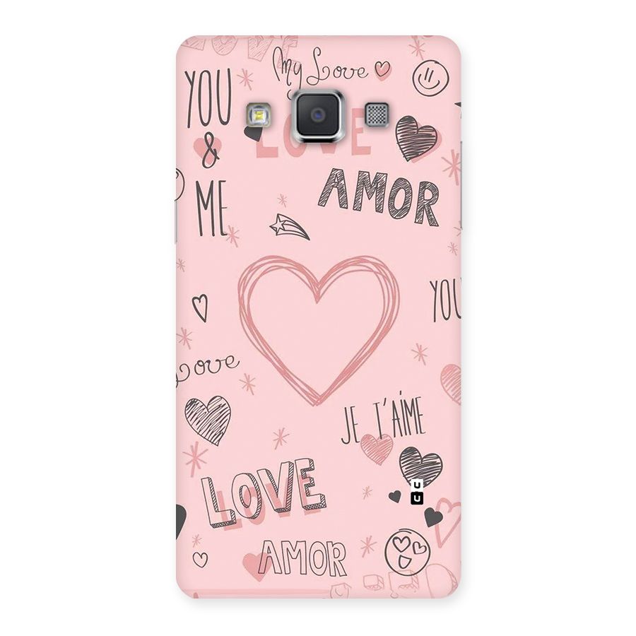 Love Amor Back Case for Galaxy Grand 3