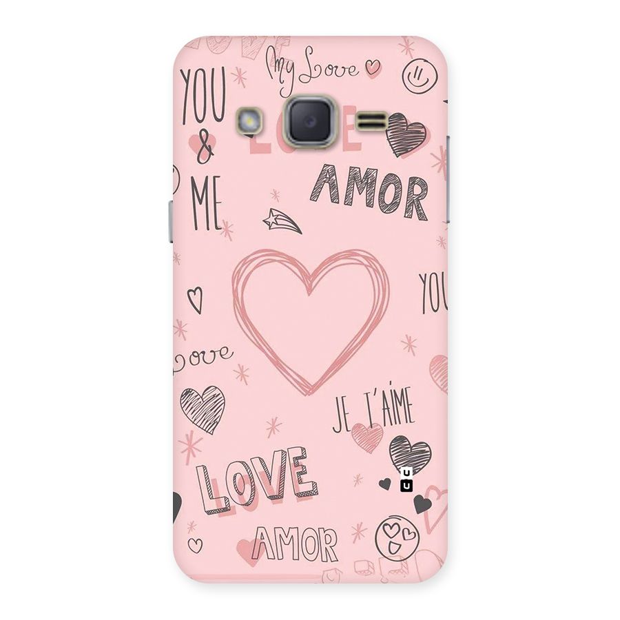 Love Amor Back Case for Galaxy J2