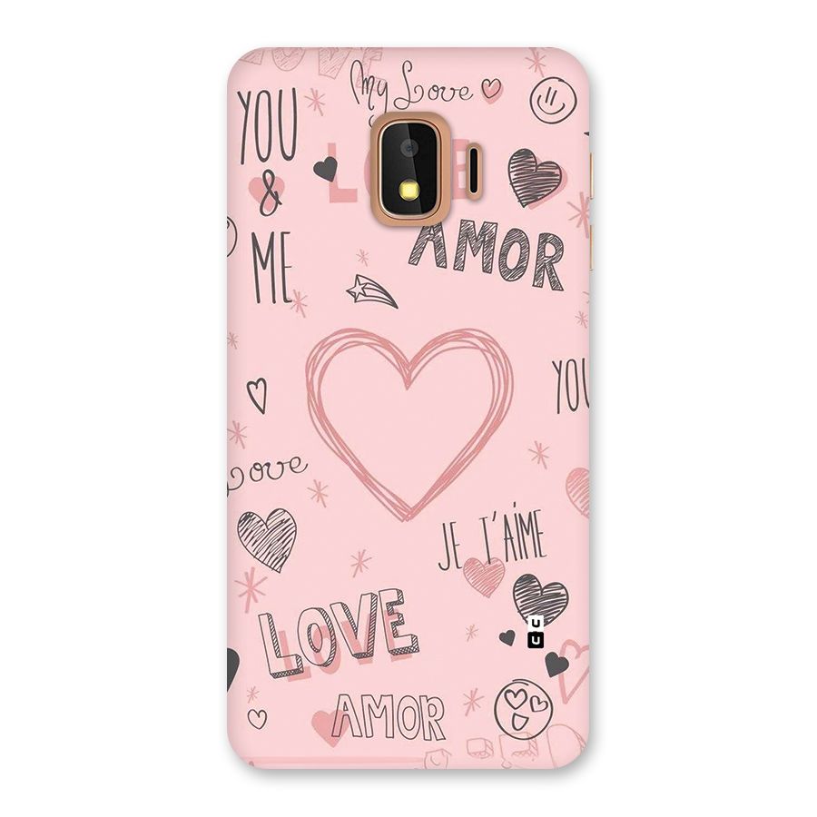 Love Amor Back Case for Galaxy J2 Core