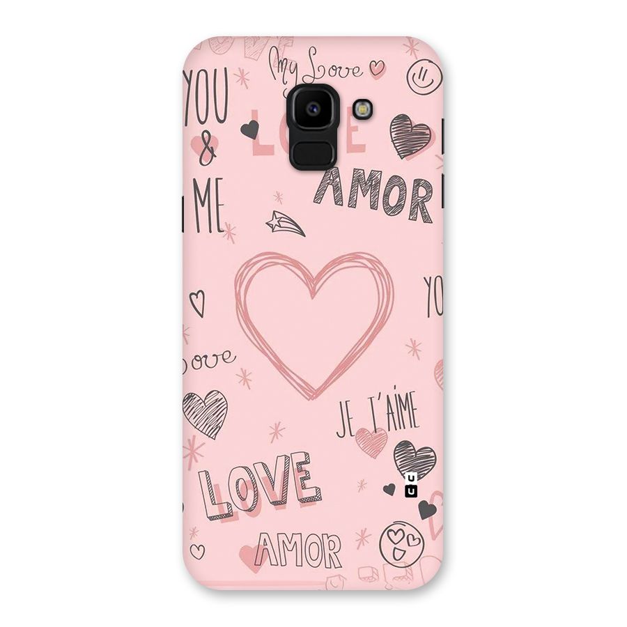 Love Amor Back Case for Galaxy J6