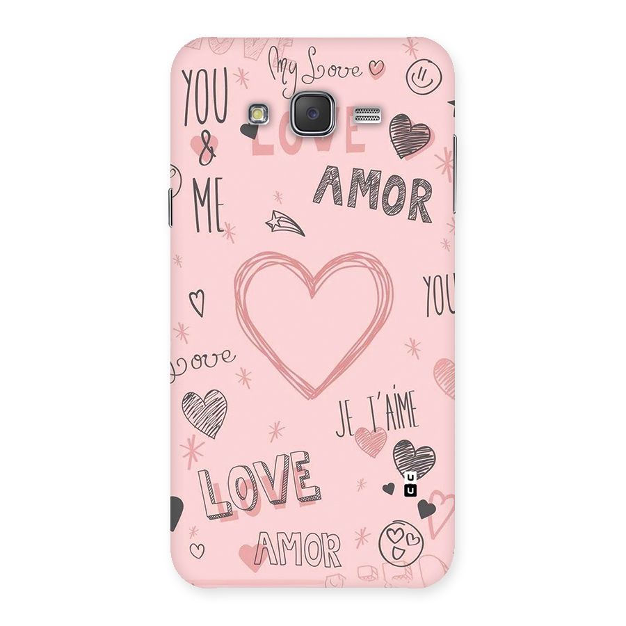 Love Amor Back Case for Galaxy J7