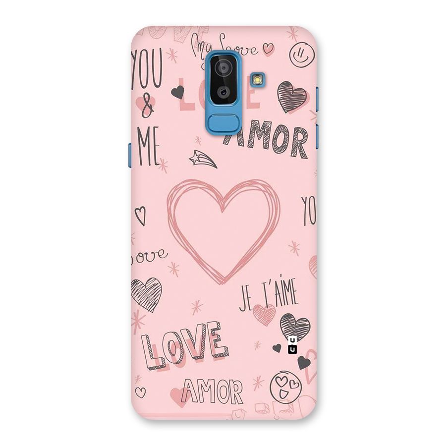 Love Amor Back Case for Galaxy J8