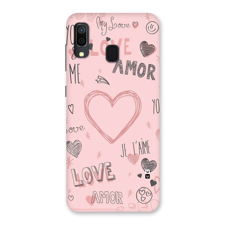 Love Amor Back Case for Galaxy M10s