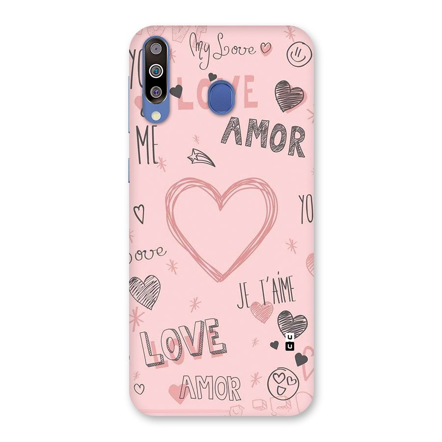Love Amor Back Case for Galaxy M30