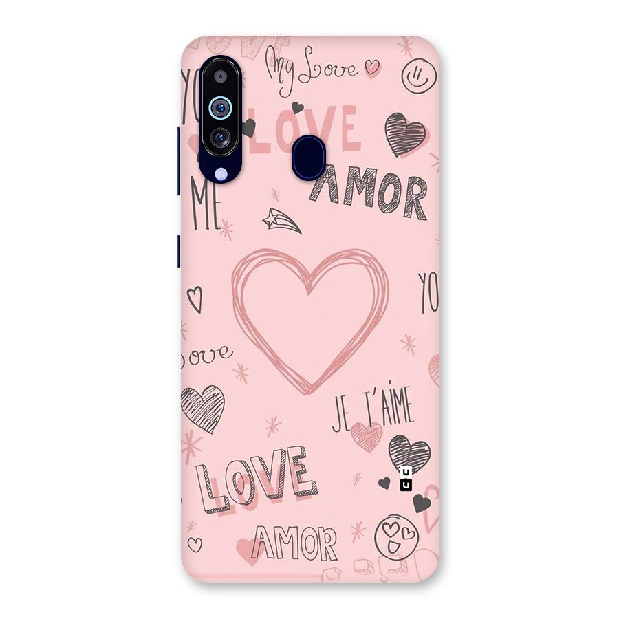 Love Amor Back Case for Galaxy M40