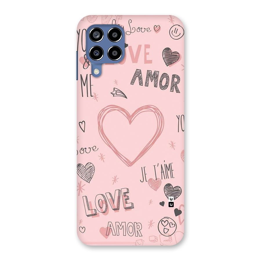 Love Amor Back Case for Galaxy M53 5G