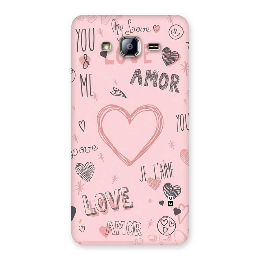 Love Amor Back Case for Galaxy On5