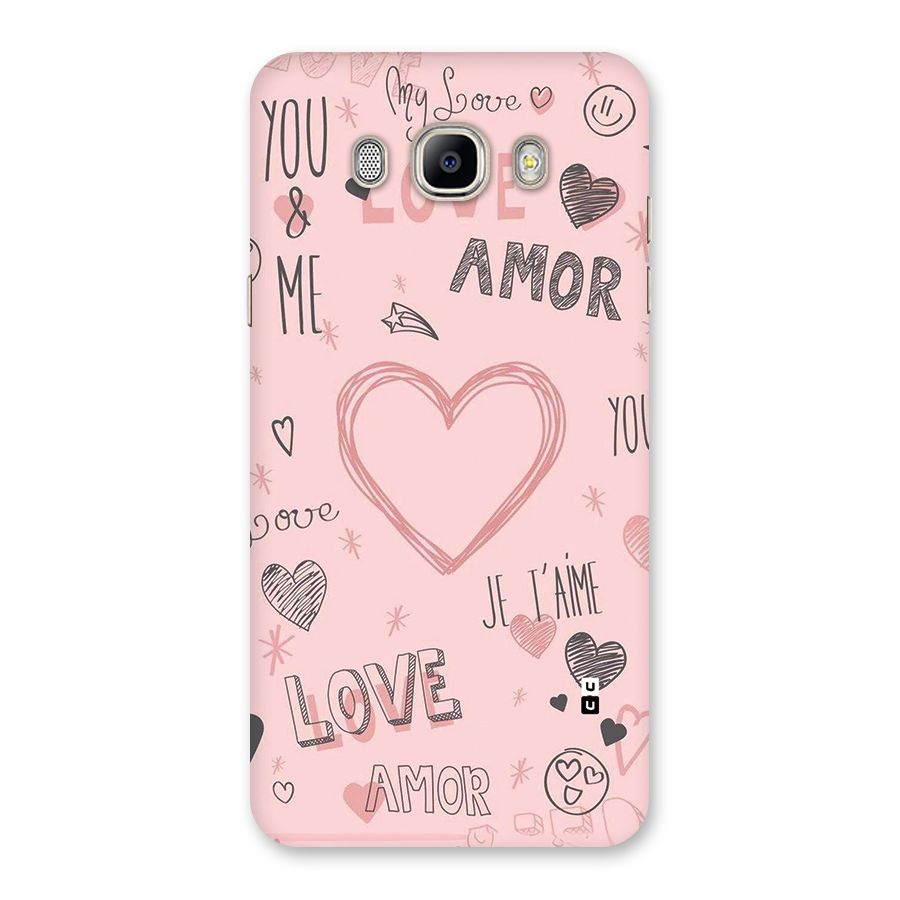 Love Amor Back Case for Galaxy On8