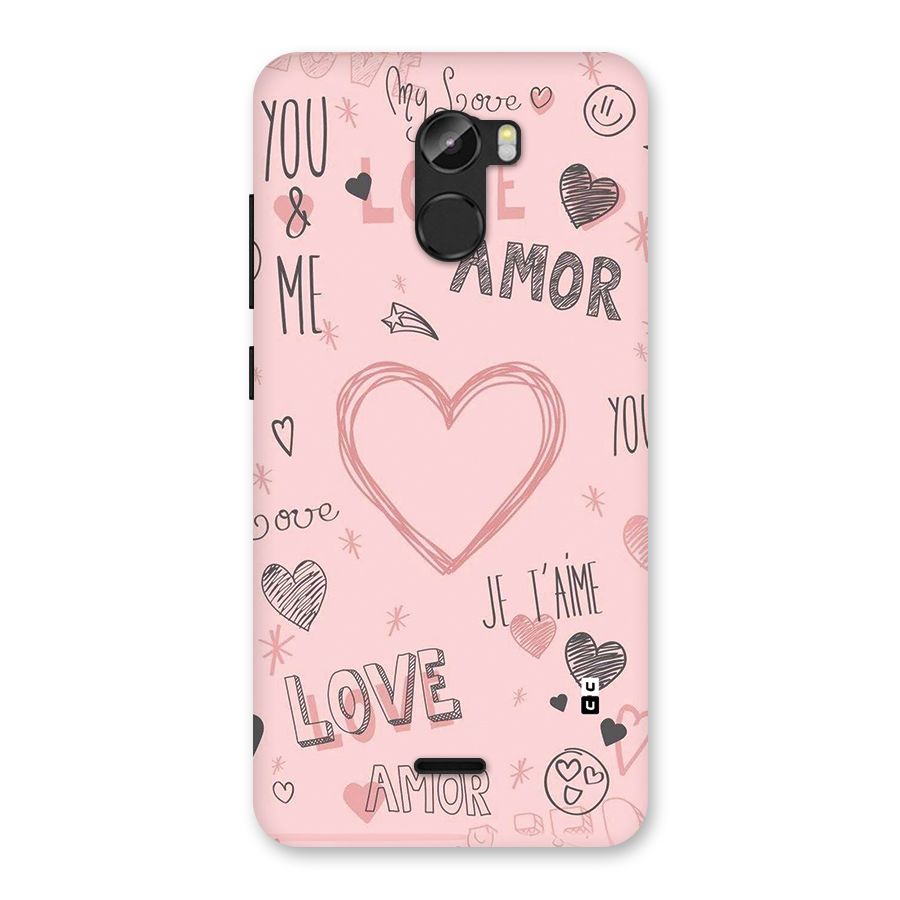 Love Amor Back Case for Gionee X1