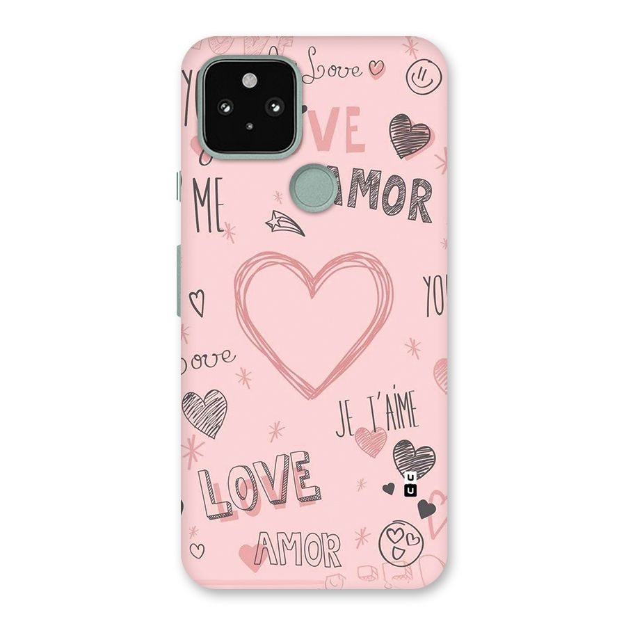 Love Amor Back Case for Google Pixel 5