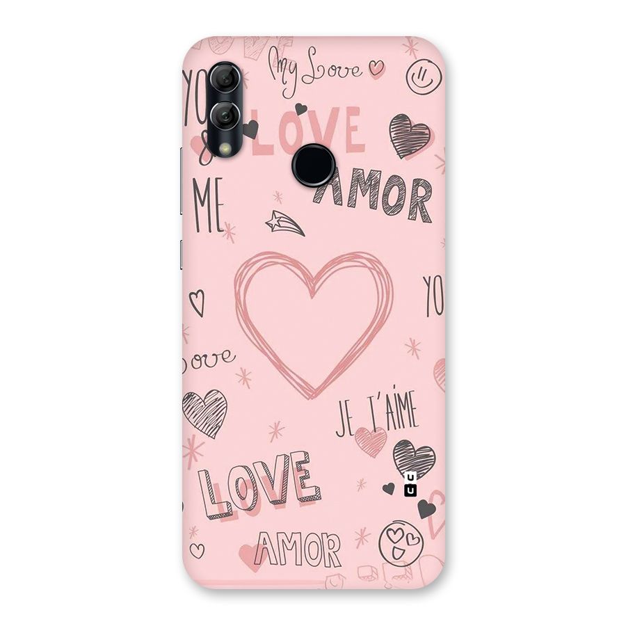 Love Amor Back Case for Honor 10 Lite