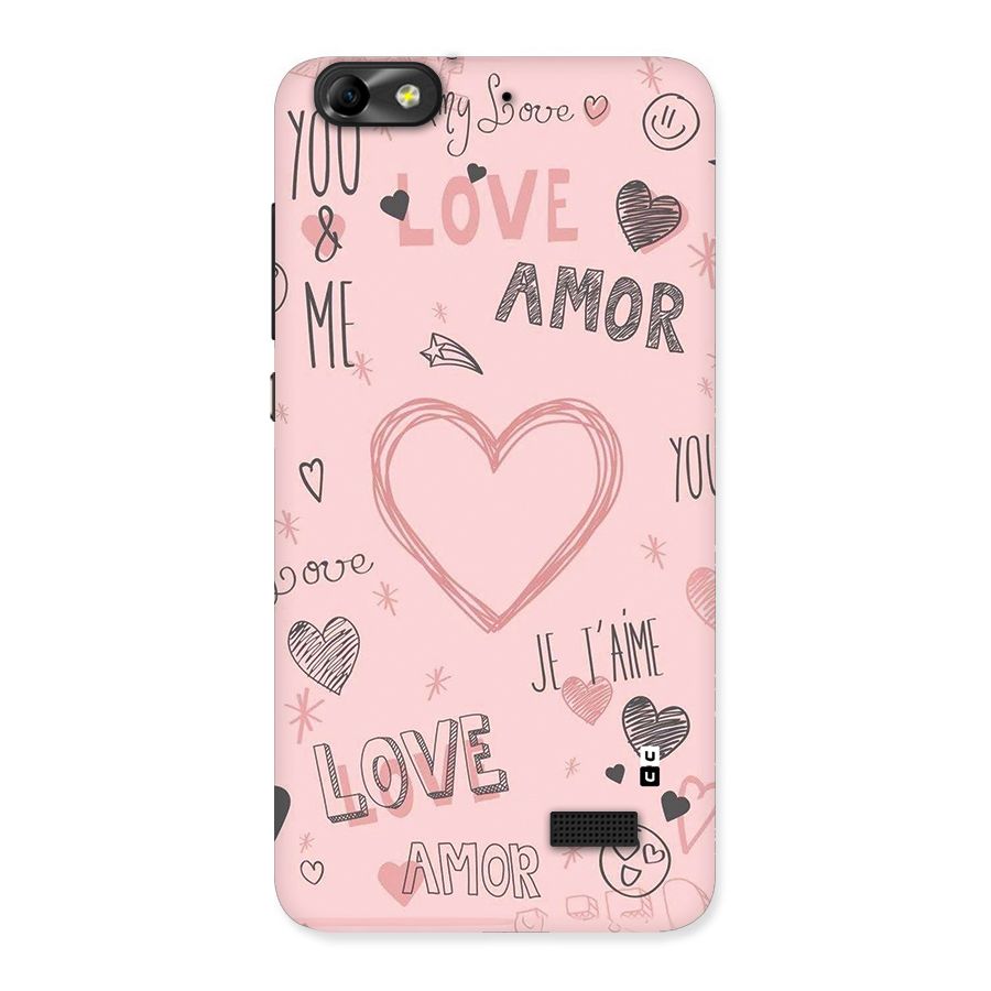Love Amor Back Case for Honor 4C