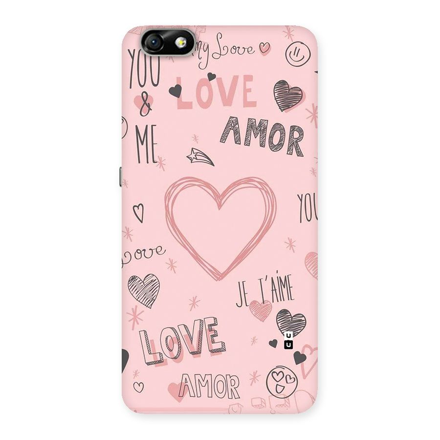 Love Amor Back Case for Honor 4X