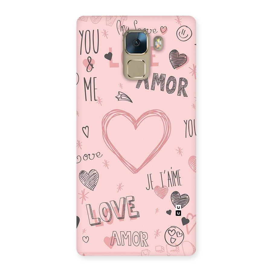 Love Amor Back Case for Honor 7