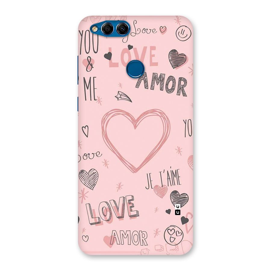 Love Amor Back Case for Honor 7X