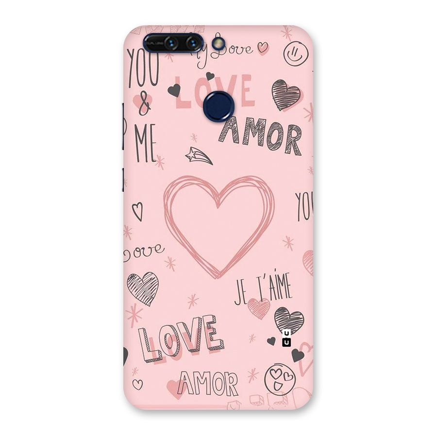 Love Amor Back Case for Honor 8 Pro