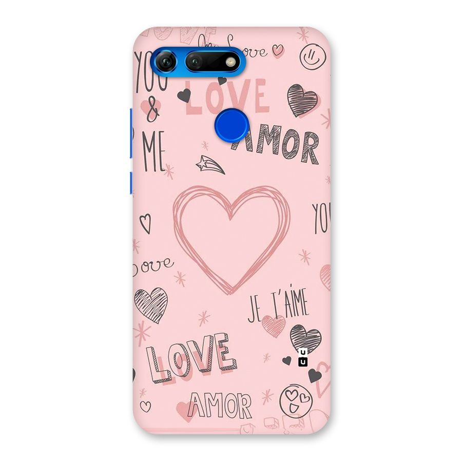 Love Amor Back Case for Honor View 20