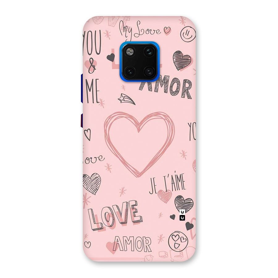 Love Amor Back Case for Huawei Mate 20 Pro