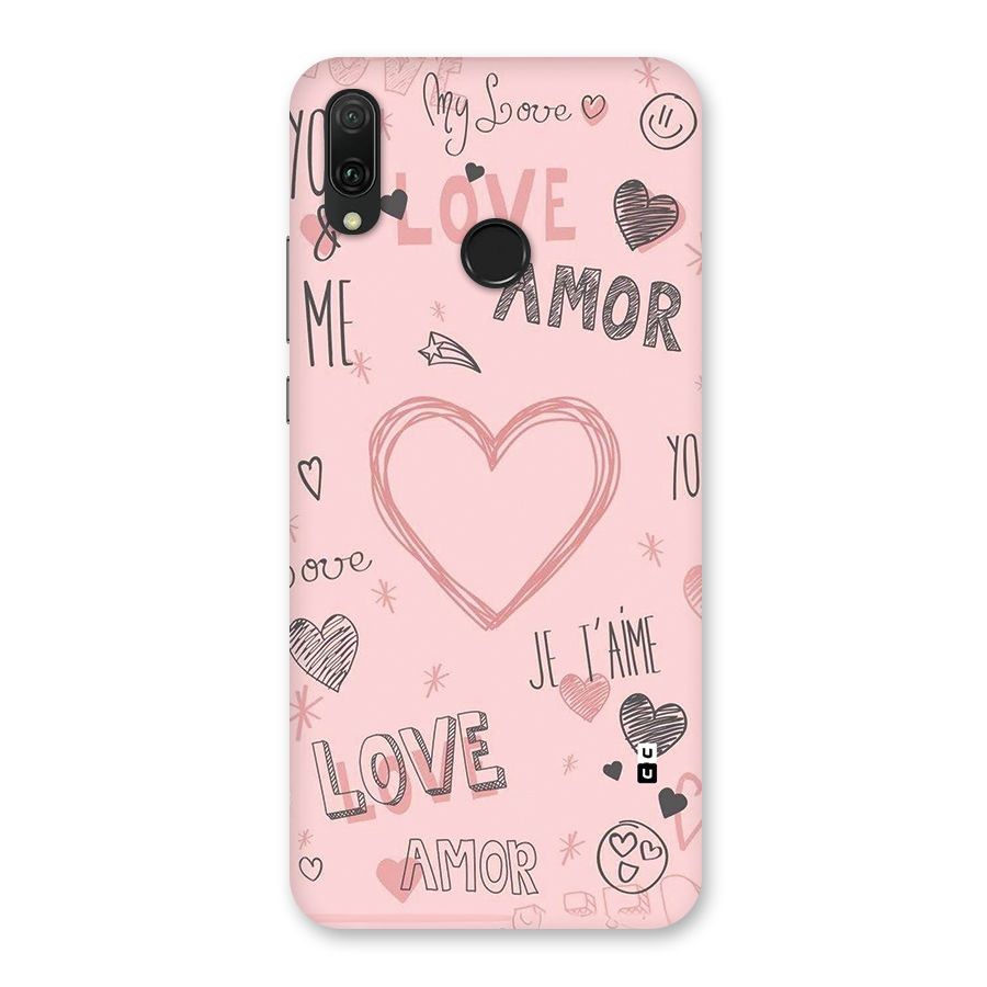 Love Amor Back Case for Huawei Y9 (2019)