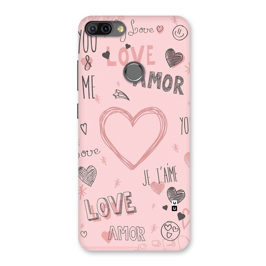 Love Amor Back Case for Infinix Hot 6 Pro