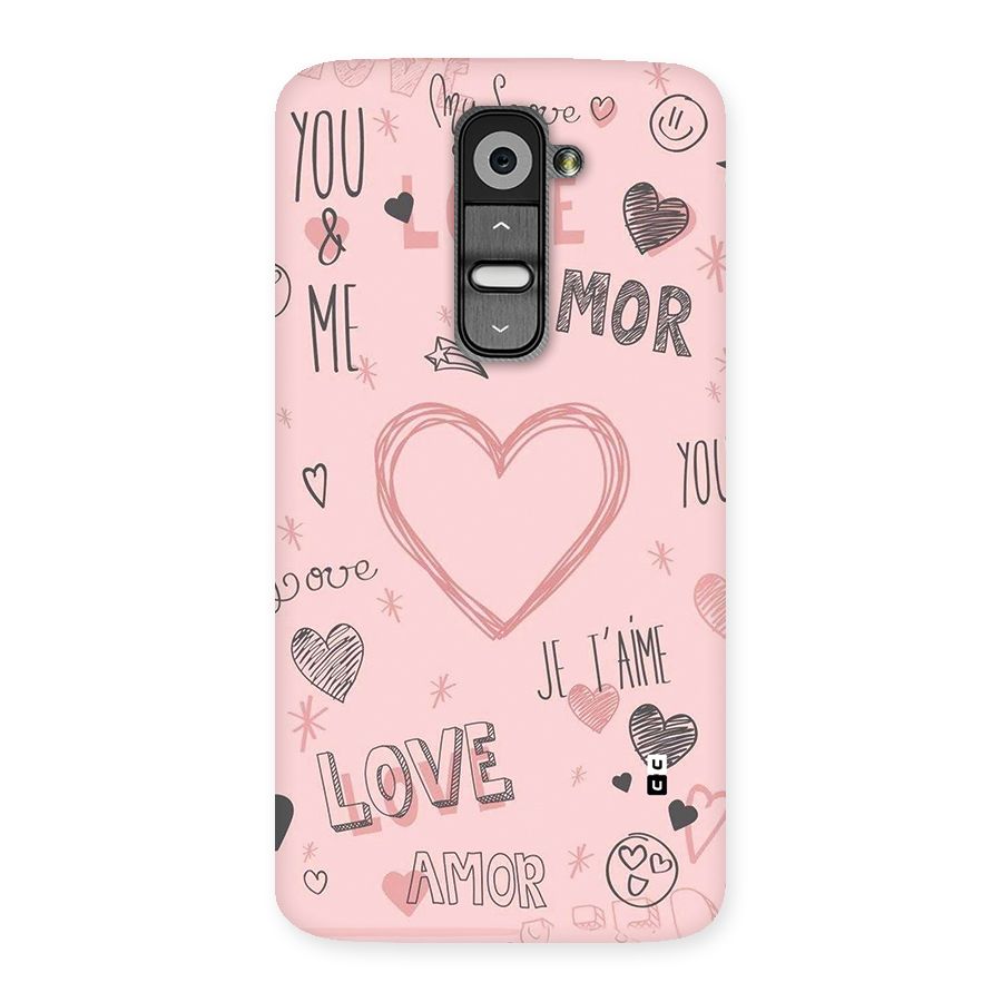 Love Amor Back Case for LG G2