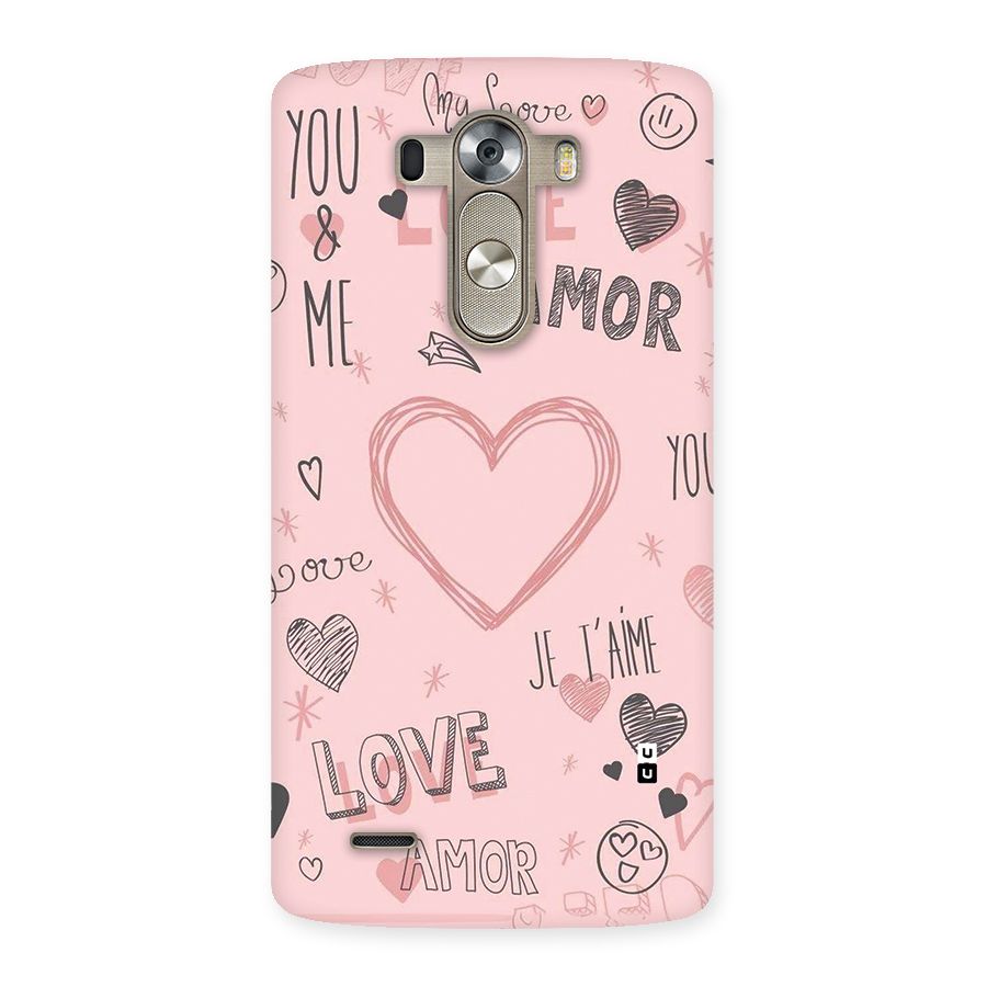 Love Amor Back Case for LG G3
