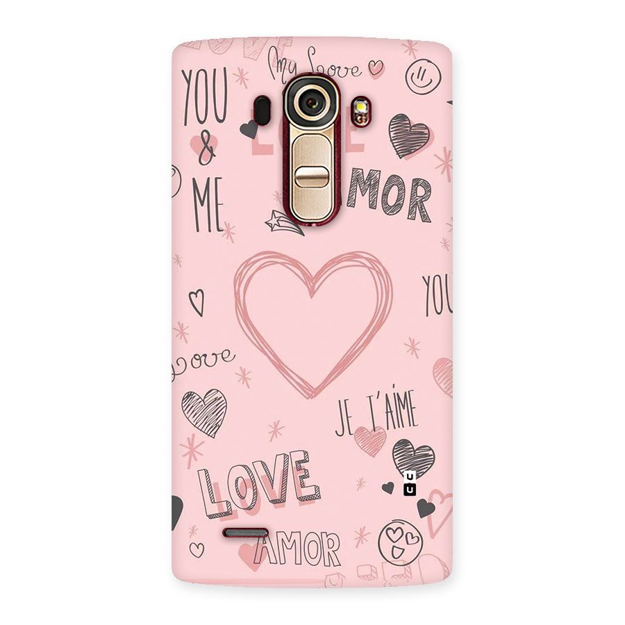 Love Amor Back Case for LG G4