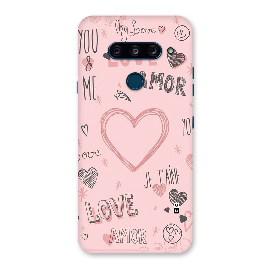 Love Amor Back Case for LG  V40 ThinQ