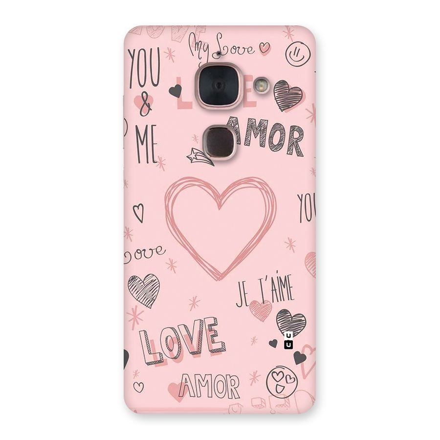 Love Amor Back Case for Le Max 2