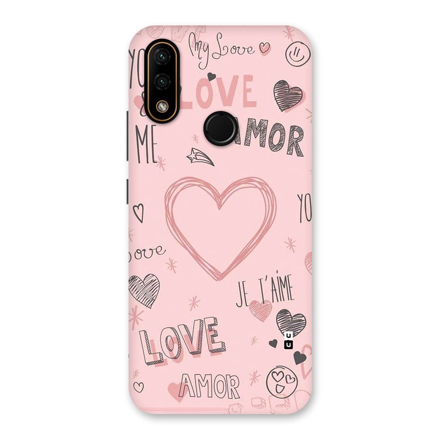 Love Amor Back Case for Lenovo A6 Note