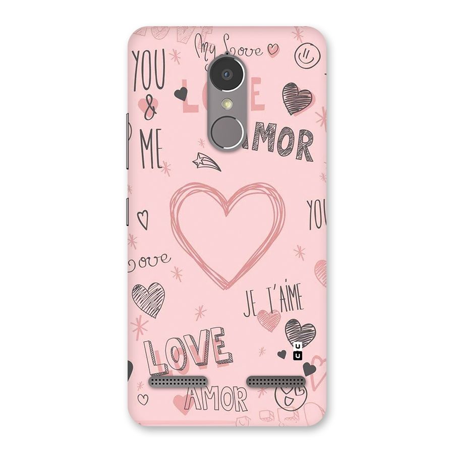 Love Amor Back Case for Lenovo K6 Power
