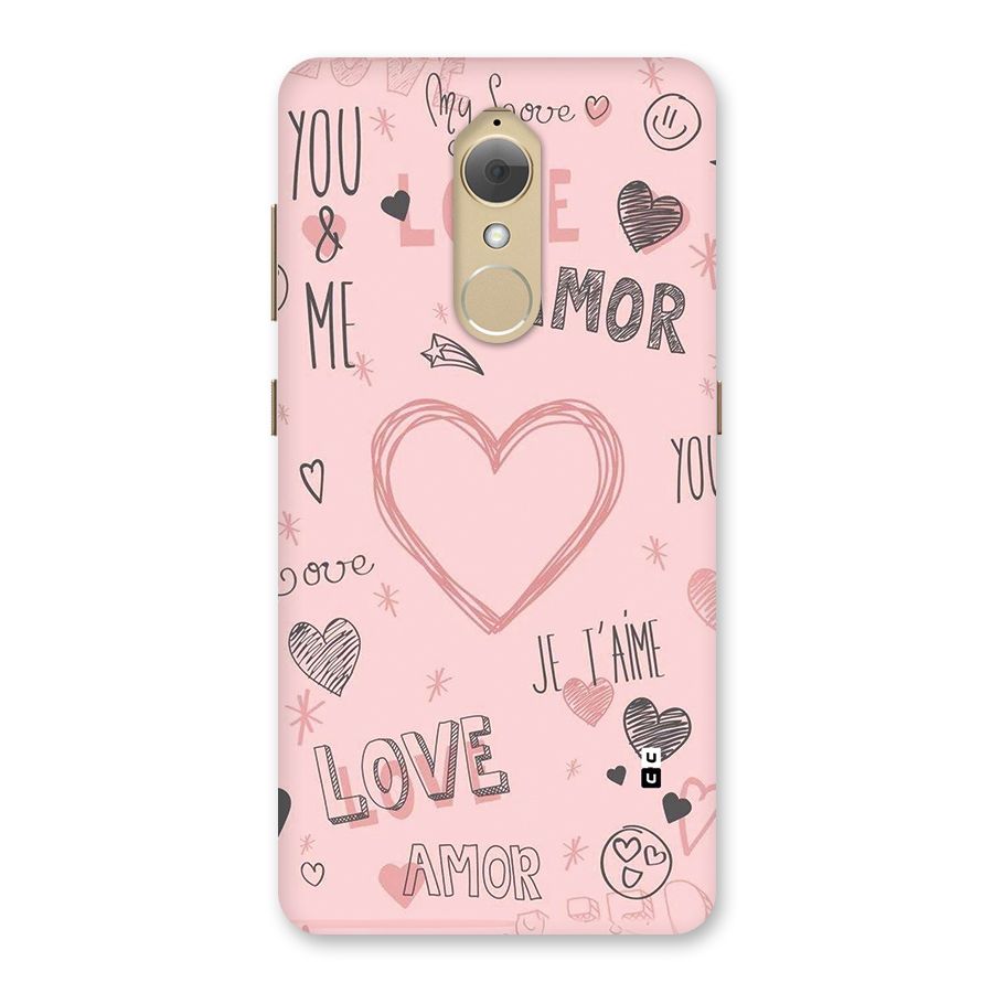 Love Amor Back Case for Lenovo K8