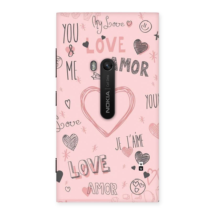 Love Amor Back Case for Lumia 920