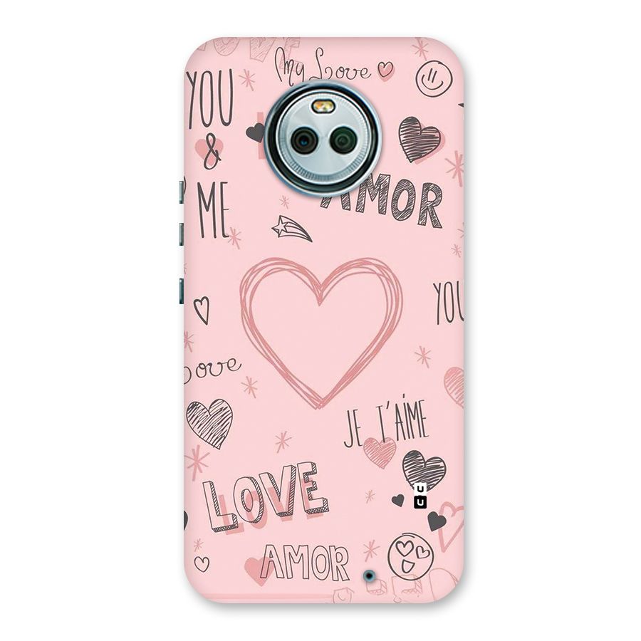 Love Amor Back Case for Moto X4