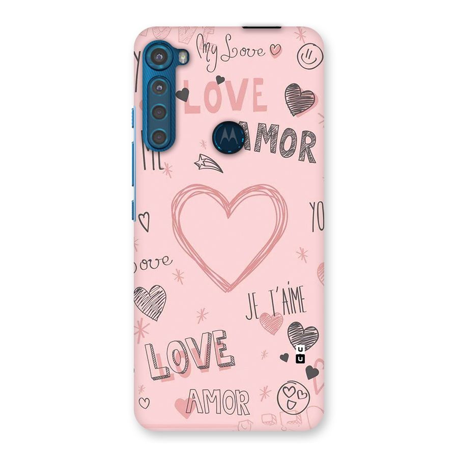 Love Amor Back Case for Motorola One Fusion Plus