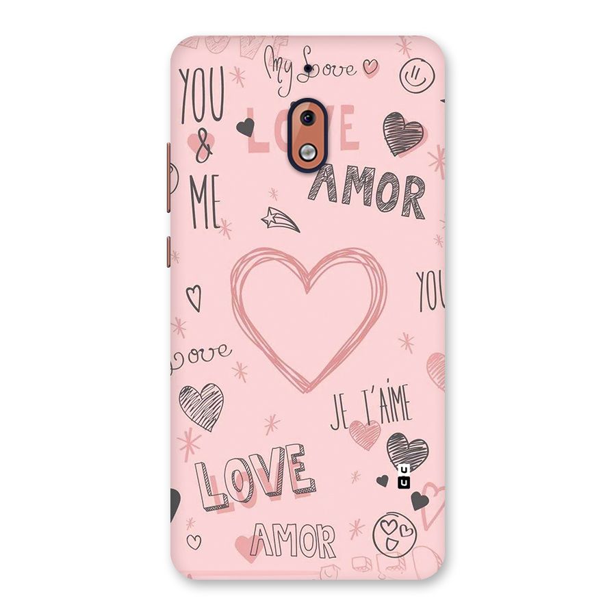 Love Amor Back Case for Nokia 2.1