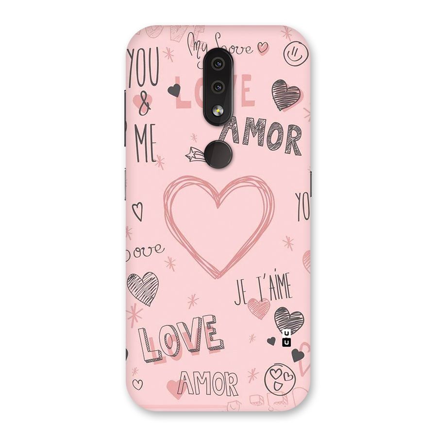 Love Amor Back Case for Nokia 4.2