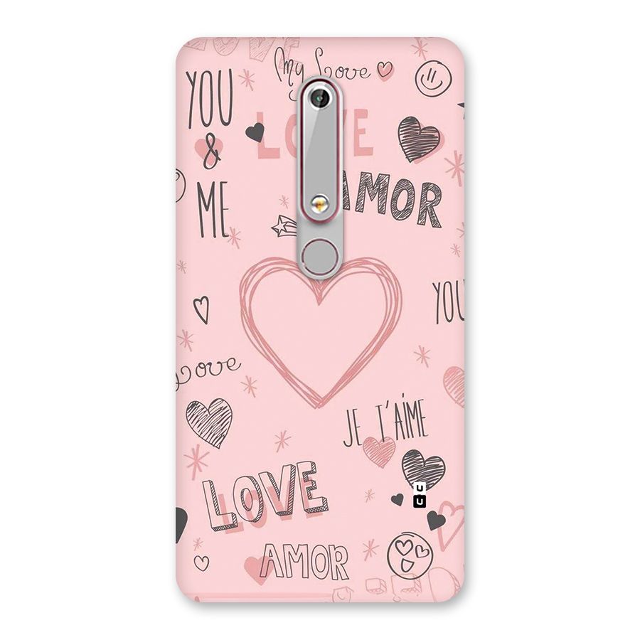 Love Amor Back Case for Nokia 6.1