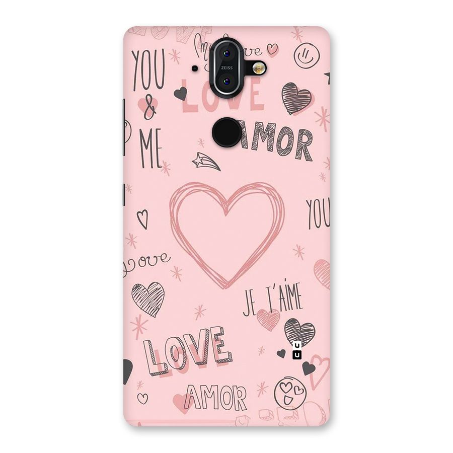 Love Amor Back Case for Nokia 8 Sirocco